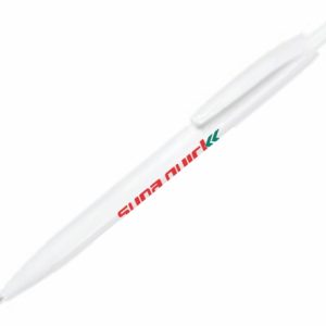 Chico Ball Pens - White (Moq 30 Untis)